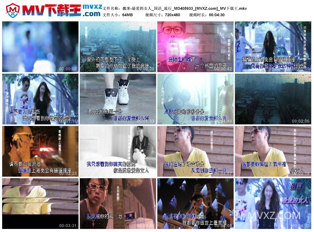 魏栾-最爱的女人_国语_流行_MD405933